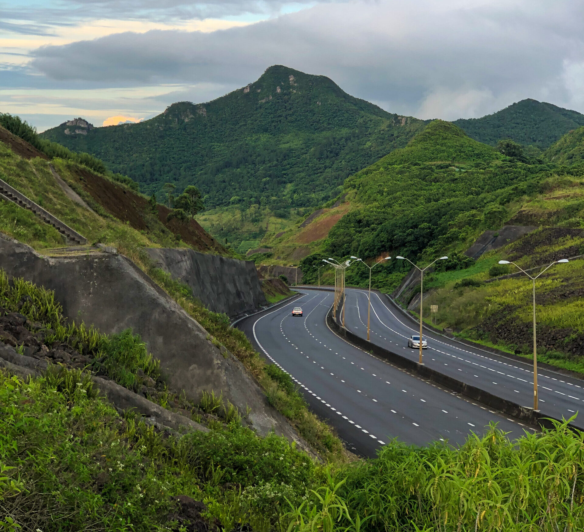 trianon terre rouge link road view from above mauritius