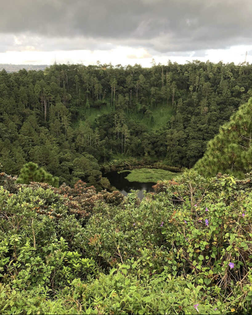 trou aux cerfs crater mauritius
